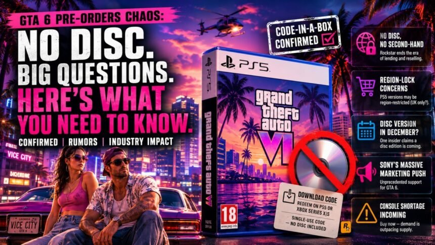 GTA 6 Physical Edition Confirmed as Code-in-a-Box — No Disc at Launch or After